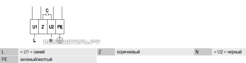 Схема S4E450-AP01-06 подключения