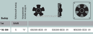 EBMPAPST A3G500-AE33-01 интернет магазин