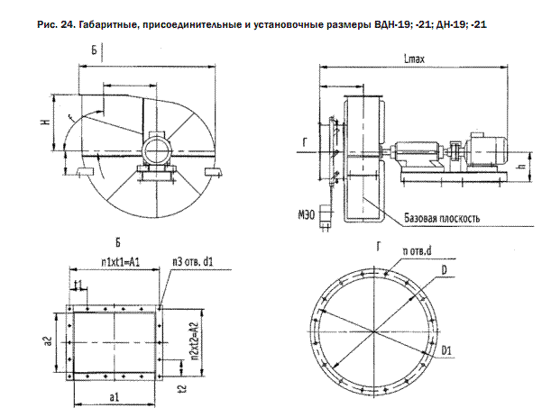 Дутьевой вентилятор схема