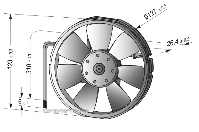 Присоединительные размеры 4412FGL-573